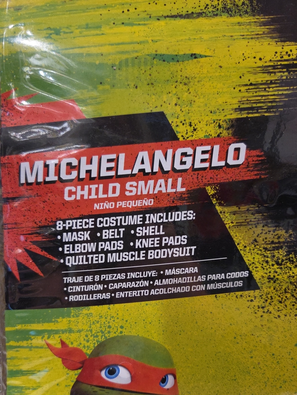 TEENAGE MUTANT NINJA TURTLES COSTUME - MICHELANGELO - Picture 2 of 4